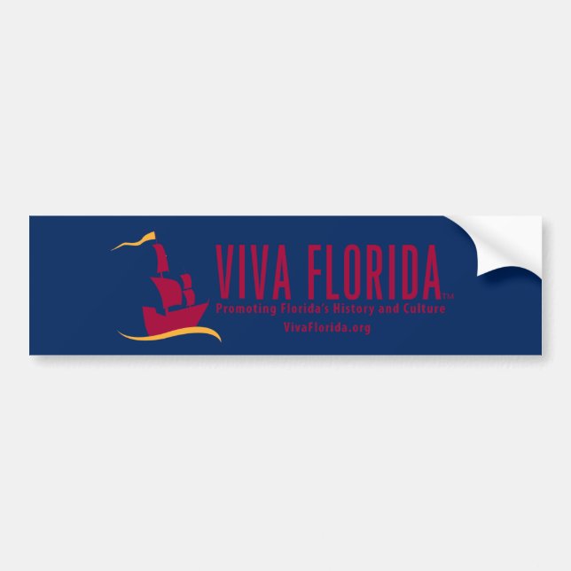 Viva Florida Bumpersticker (Voorkant)