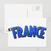 Viva France! Briefkaart (Voorkant / Achterkant)