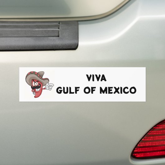 Viva Golf van Mexico Anti-Trump Bumpersticker (Op auto)