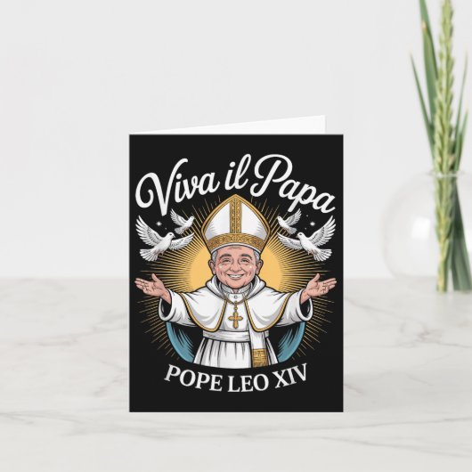 Viva Il Papa Pope Leo XIV Kaart (Voorkant)