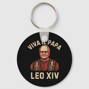 Viva Il Papa Pope Leo XIV Sleutelhanger