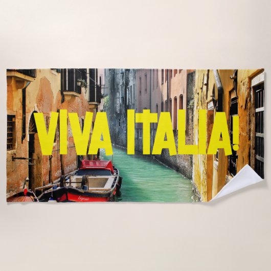 VIVA ITALIA Beach Towel Strandlaken (Voorkant)