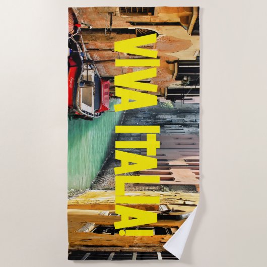 VIVA ITALIA Beach Towel Strandlaken (Voorkant)