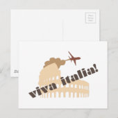 Viva Italia Briefkaart (Voorkant / Achterkant)