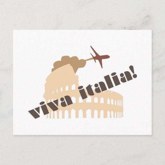 Viva Italia Briefkaart (Voorkant)