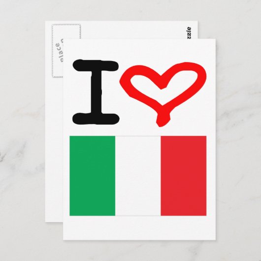 Viva Italia! Briefkaart (Voorkant / Achterkant)