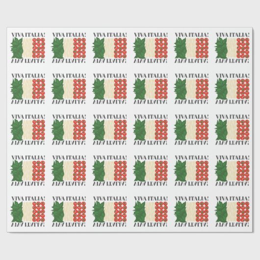 Viva Italia Cadeaupapier (Vlak)