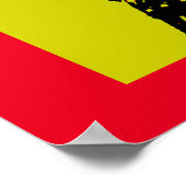 Viva Italia Leaning Tower of Pisa Travel Pop Art Poster (Hoek)