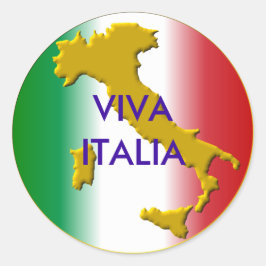 Viva Italia Ronde Sticker