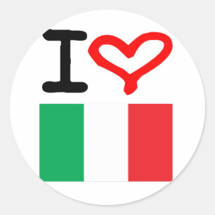 Viva Italia. Ronde Sticker