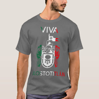 Viva Jalostotitlan Jalisco Estado de Mexico Escudo T-shirt