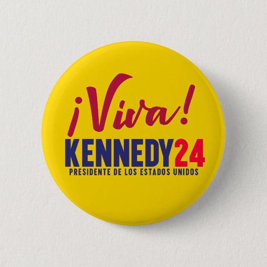 Viva! Kennedy-toets Ronde Button 5,7 Cm (Voorkant)