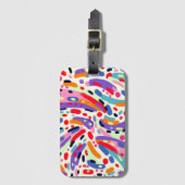 Viva Kleuren! Bagagelabel (Voorkant (verticaal))