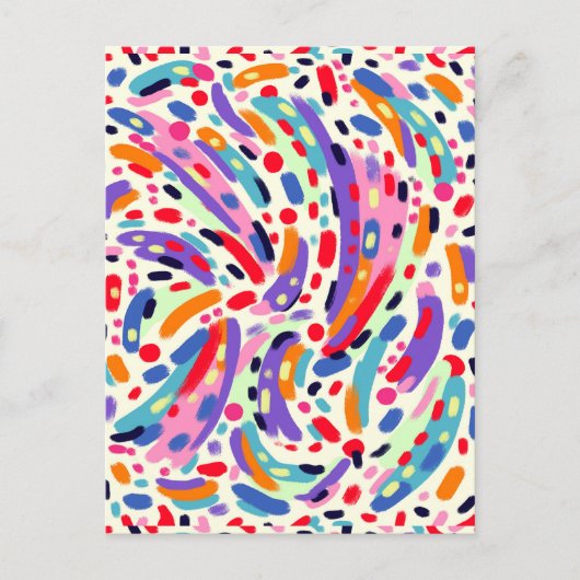 Viva Kleuren! Briefkaart (Voorkant)