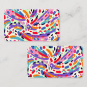 Viva Kleuren! Contactkaartje (Voorkant / Achterkant)