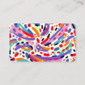 Viva Kleuren! Contactkaartje (Achterkant)