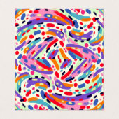Viva Kleuren! Visitekaartje (Buitenkant ongevouwen)