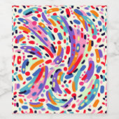 Viva Kleuren! Wijn Etiket (Enkel label)