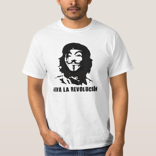 Viva La Anonymous T-shirt (Voorkant)
