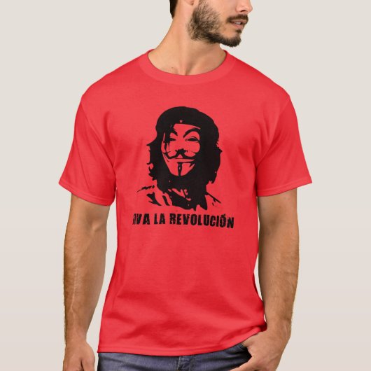 Viva La Anonymous T-shirt (Voorkant)