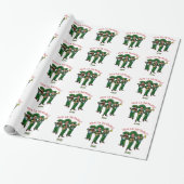 Viva La Birthday Mexican Mariachi Band Gift Wrap Cadeaupapier (Uitgerold)