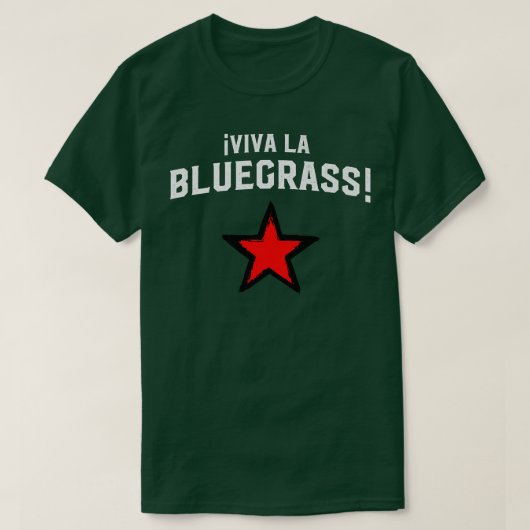 Viva La Bluegrass! Revolution T For Music Revoluti T-shirt (Design voorkant)