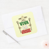 VIVA LA CROSS VIERKANTE STICKER (Envelop)