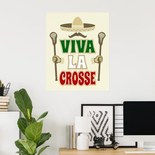 ViVA LA CROSSE Poster (Thuiskantoor)