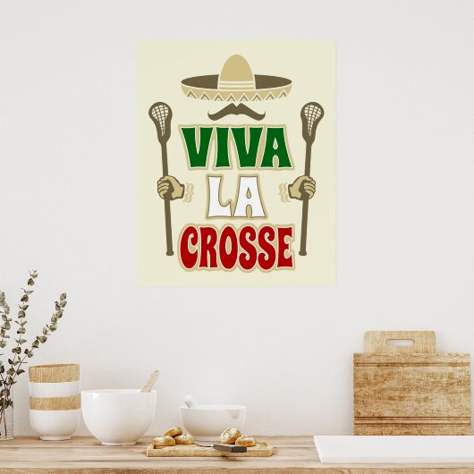 ViVA LA CROSSE Poster (Keuken)