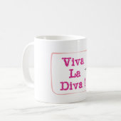 Viva La Diva Koffiemok (Voorkant links)