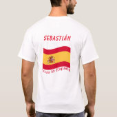 Viva la España, Spanje T-shirt (Achterkant)