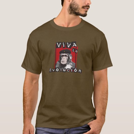 Viva la Evolucion Ape T-shirt (Voorkant)