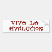 Viva La Evolucion Bumpersticker (Voorkant)