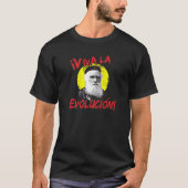 Viva La Evolucion Darwin Man Shirt (Voorkant)