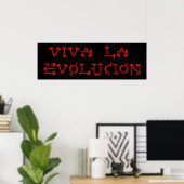 Viva La Evolucion Poster (Thuiskantoor)