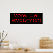 Viva La Evolucion Poster (Keuken)
