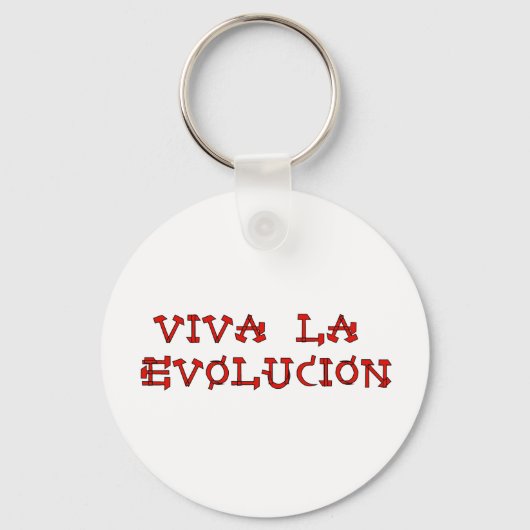 Viva La Evolucion Sleutelhanger (Voorkant)