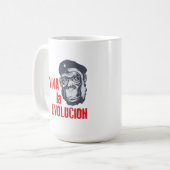 Viva la Evolution (Lang leve de evolutie) Koffiemok (Voorkant links)