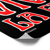 VIVA LA FETA grappige griekse kaaspun Poster (Hoek)