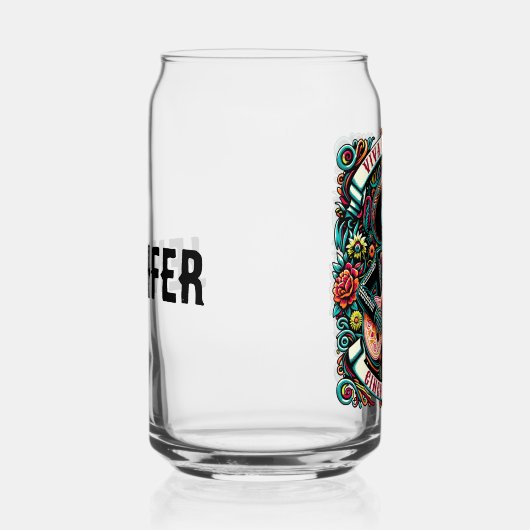 Viva La Fiesta! Cinco de Mayo ontwerp Blikvorm Glas (Rechts)