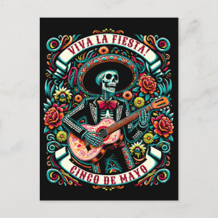 Viva La Fiesta! Cinco de Mayo ontwerp Briefkaart