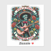Viva La Fiesta! Cinco de Mayo ontwerp Sticker (Vel)