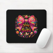 Viva La Fiesta Coquette Bow Cinco de Mayo Mexicaan Muismat (Met muis)
