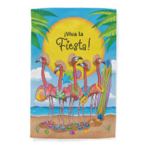 Viva La Fiesta Flamingos Spaans Omkeerbaar