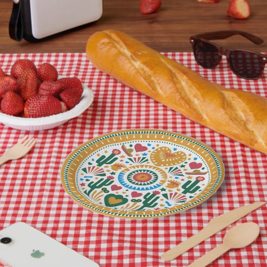 Viva la Fiesta Papieren Bordje (Picknick)