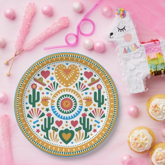 Viva la Fiesta Papieren Bordje (Feest)