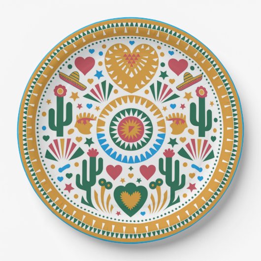 Viva la Fiesta Papieren Bordje (Voorkant)