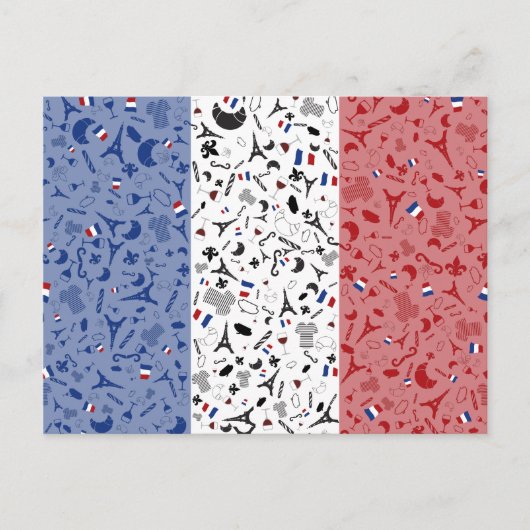 Viva la France Briefkaart (Voorkant)