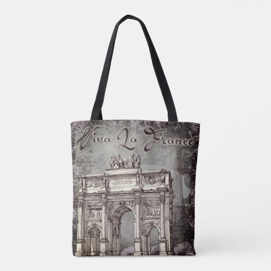 Viva La France Canvas tas (Achterkant)