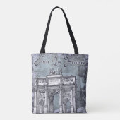 Viva La France Canvas tas (Achterkant)